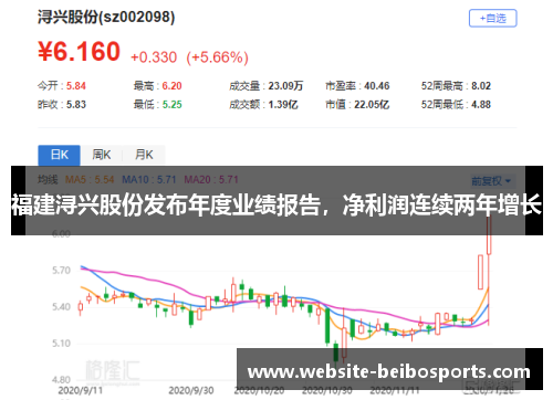 福建浔兴股份发布年度业绩报告，净利润连续两年增长